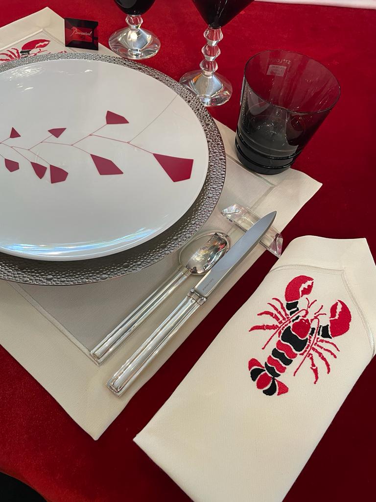 Placemats -Napkin -Duble Set (Marin- Lobster- Collection)